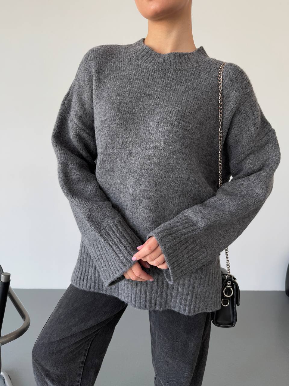 Жіночий базовий светр one size