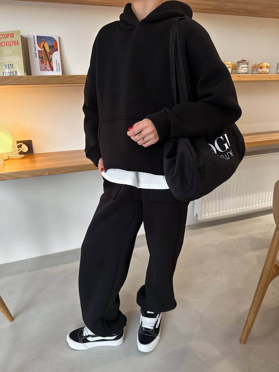 Жіночий спортивний костюм на флісі (худі + штани)