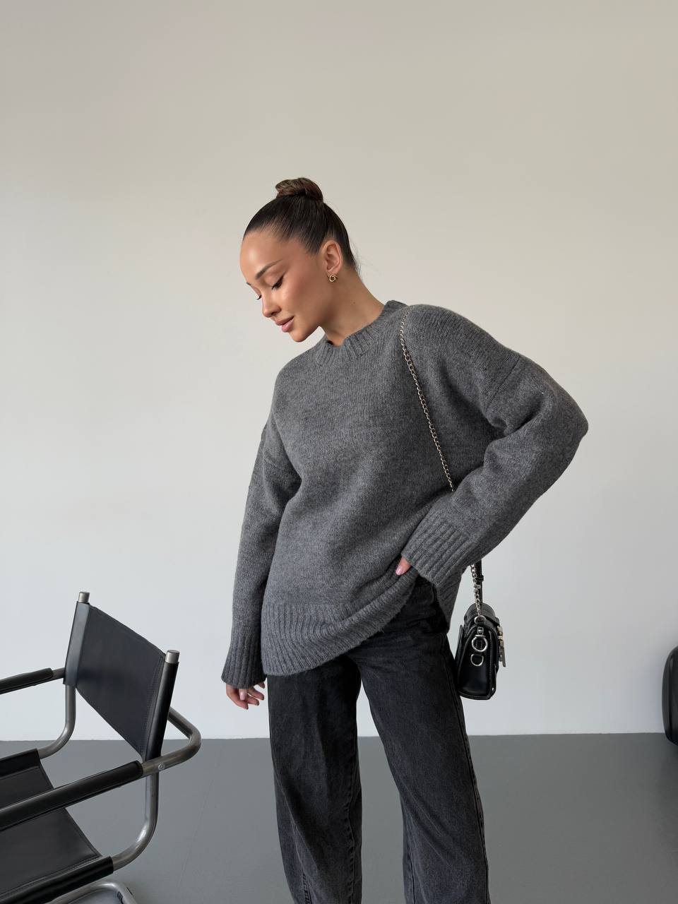 Жіночий базовий светр one size