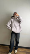 Жіночий худі оверсайз на флісі oversize