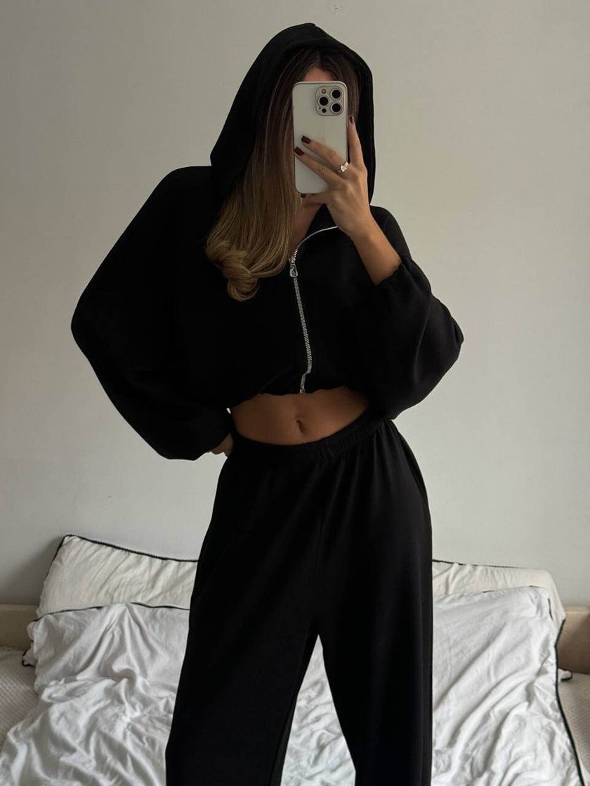 Костюм-двійка жіночий штани із зіпкою (трикотаж м'який)