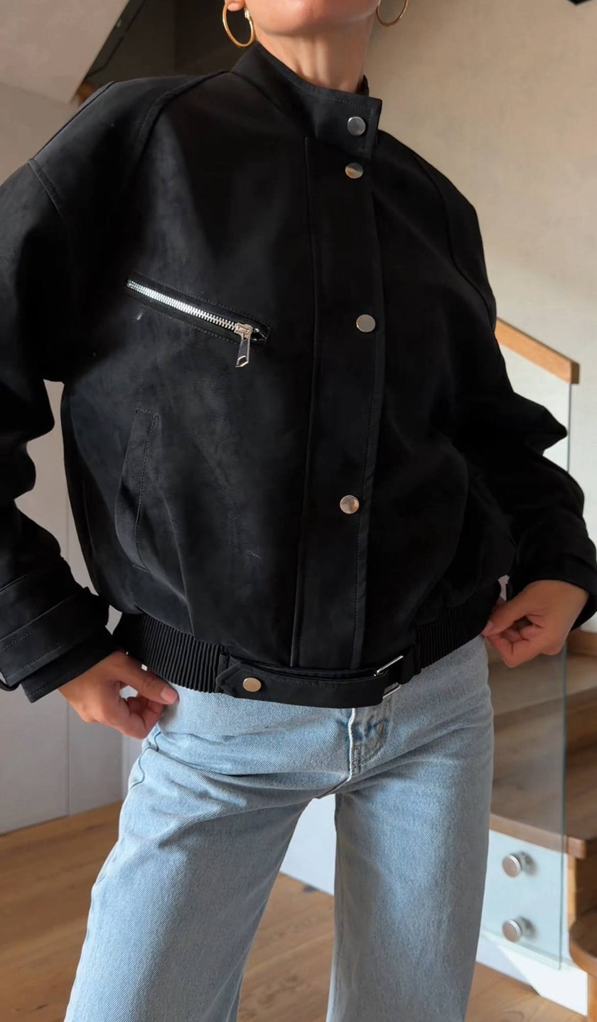 Курточка з еко шкіри Vintage