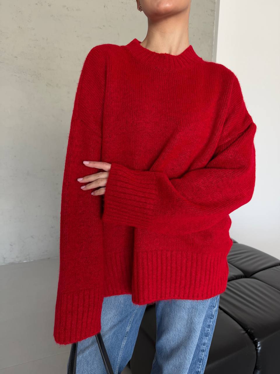 Жіночий базовий светр one size