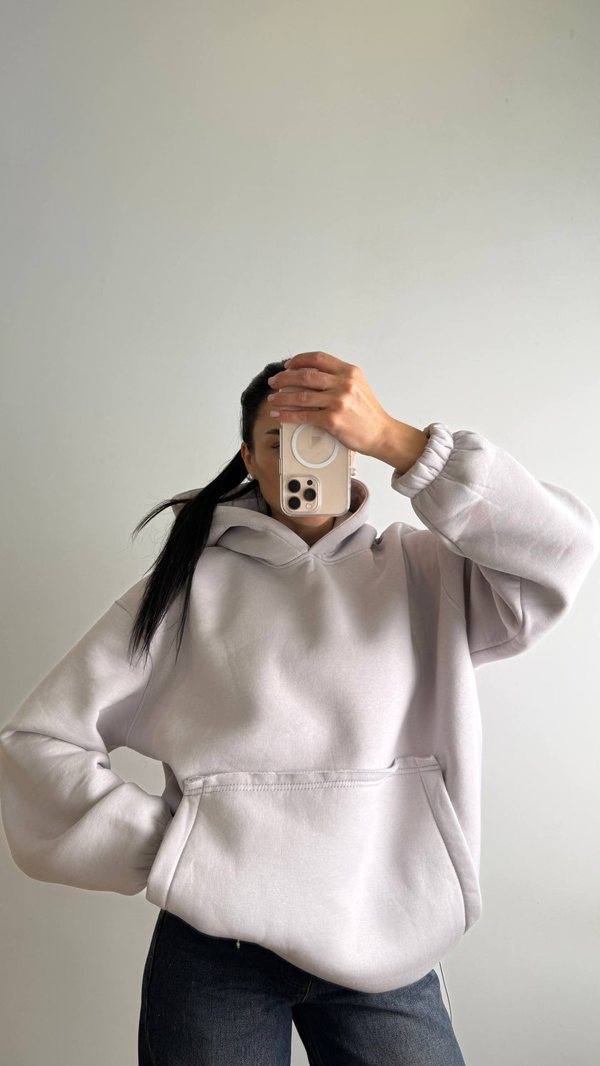 Жіночий худі оверсайз на флісі oversize