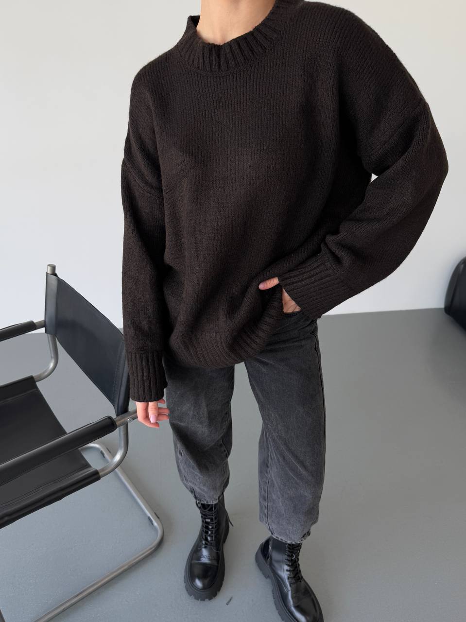 Жіночий базовий светр one size