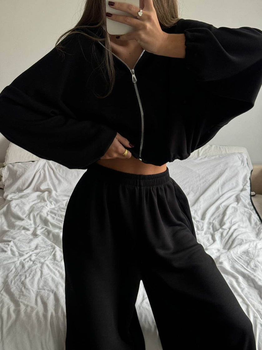 Костюм-двійка жіночий штани із зіпкою (трикотаж м'який)