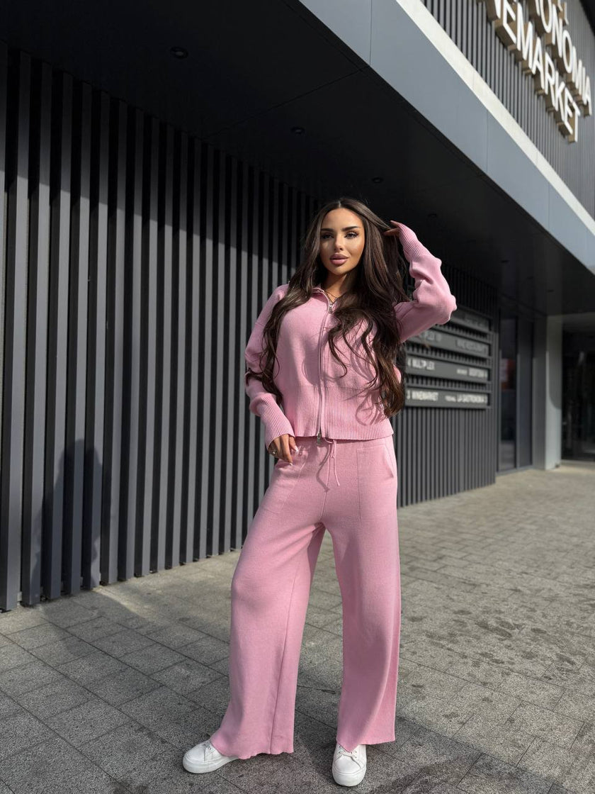 Костюм-двійка жіночий штани із зіпкою (в'язка)