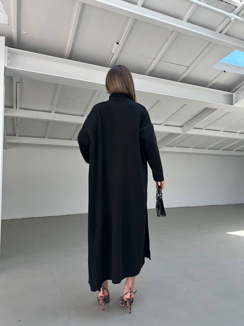 Комплект сукня і кардиган в'язані