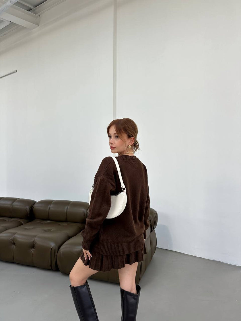 Костюм-двійка спідниця міні із светром