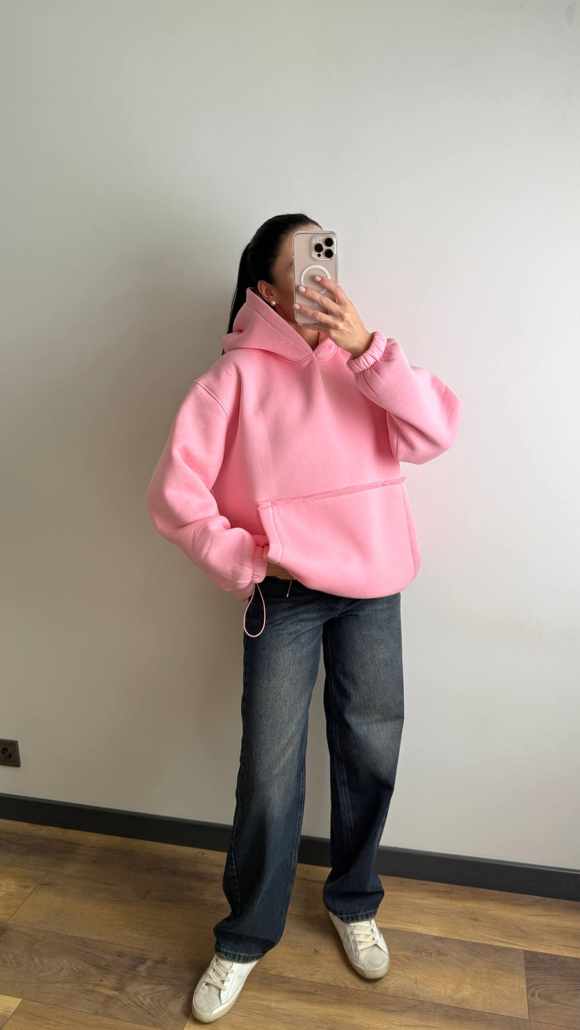 Жіночий худі оверсайз на флісі oversize
