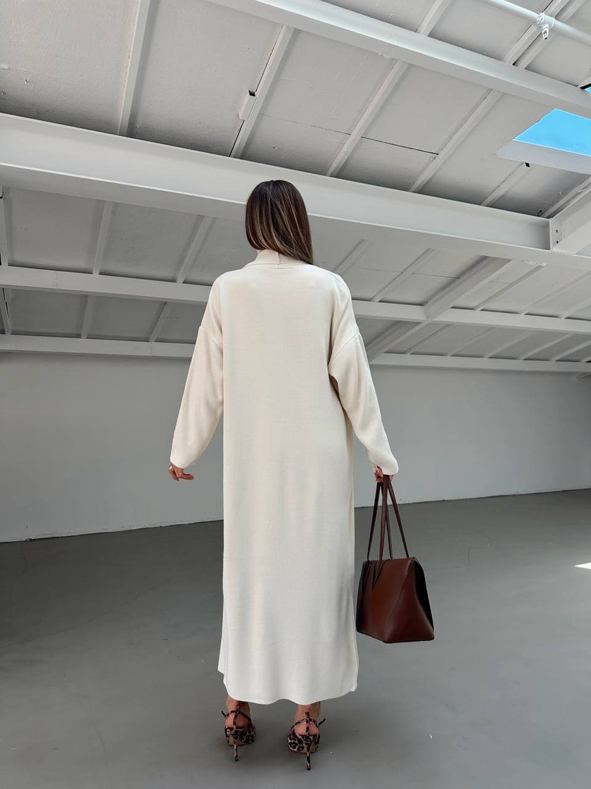 Комплект сукня і кардиган в'язані