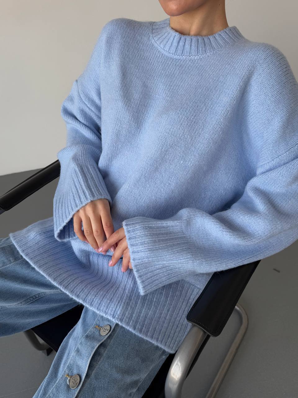 Жіночий базовий светр one size