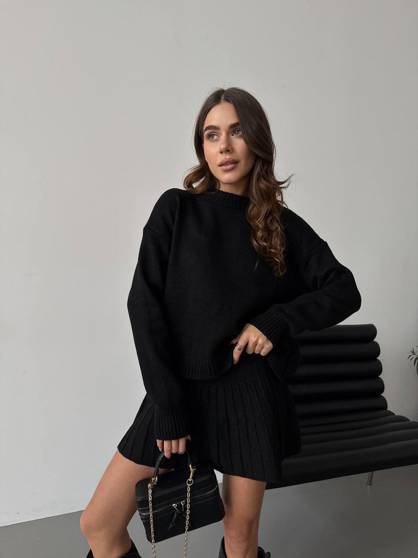 Костюм-двійка спідниця міні із светром